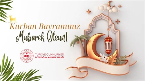 Kaymakamımız Sayın Yunus Emre POLAT'ın "Kurban Bayramı" Mesajı.